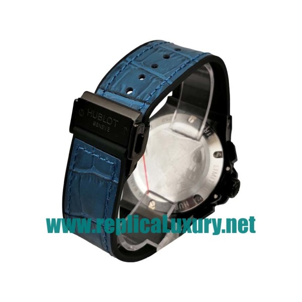Men Black Ceramic Hublot Big Bang 301.CI.5190.GR 44MM Blue Dials Replica Watches UK