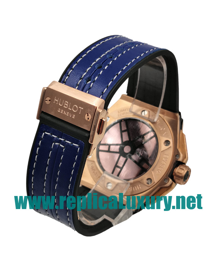 Men Rose Gold Hublot Big Bang 411.OX.5189.RX 48MM Black Dials Replica Watches UK