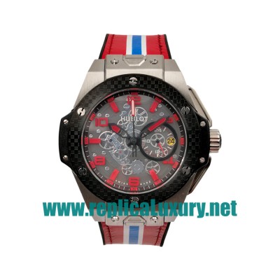 Men Steel Hublot Big Bang Ferrari 401.CX.1123.VR 48MM Black Dials Replica Watches UK