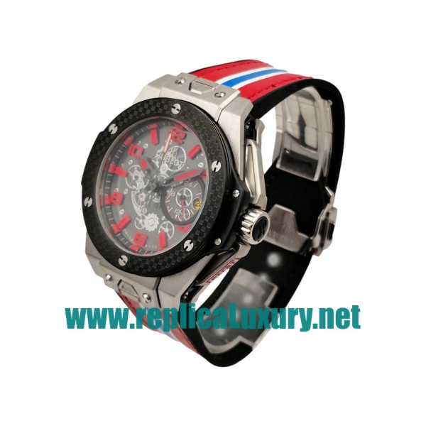 Men Steel Hublot Big Bang Ferrari 401.CX.1123.VR 48MM Black Dials Replica Watches UK