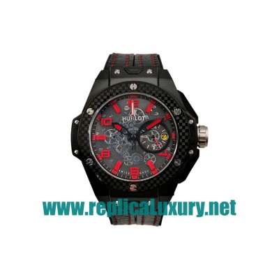 Men Tungsten Steel Hublot Big Bang Ferrari 402.QU.0113.WR 48MM Black Dials Replica Watches UK